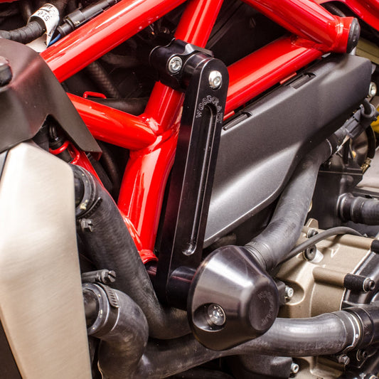 50-0630 Ducati Monster 821, 1200 Frame Slider Kit  Complete w/ Domed Pucks