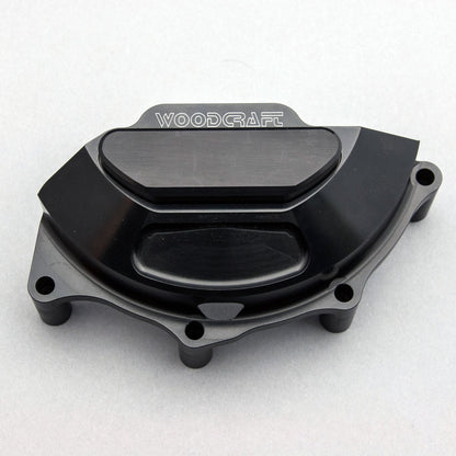 60-0656LC Ducati Panigale V4 LHS Stator Cover Protector with Skid Plate - Woodcraft Technologies