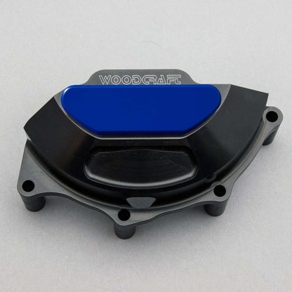 60-0656LC Ducati Panigale V4 LHS Stator Cover Protector with Skid Plate - Woodcraft Technologies
