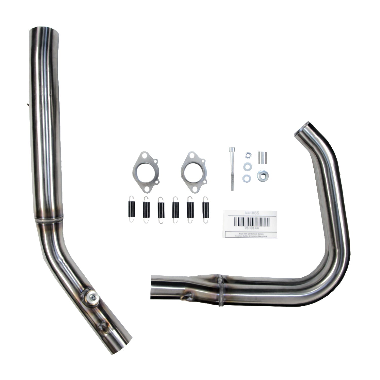 Header Front Section Evo/Megaphone 2018 Kawasaki Ninja EX400 (122) - Woodcraft Technologies