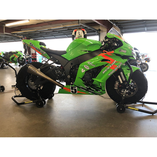 Hindle Evo Megaphone Full System Kawasaki ZX10 2016-20 - Woodcraft Technologies