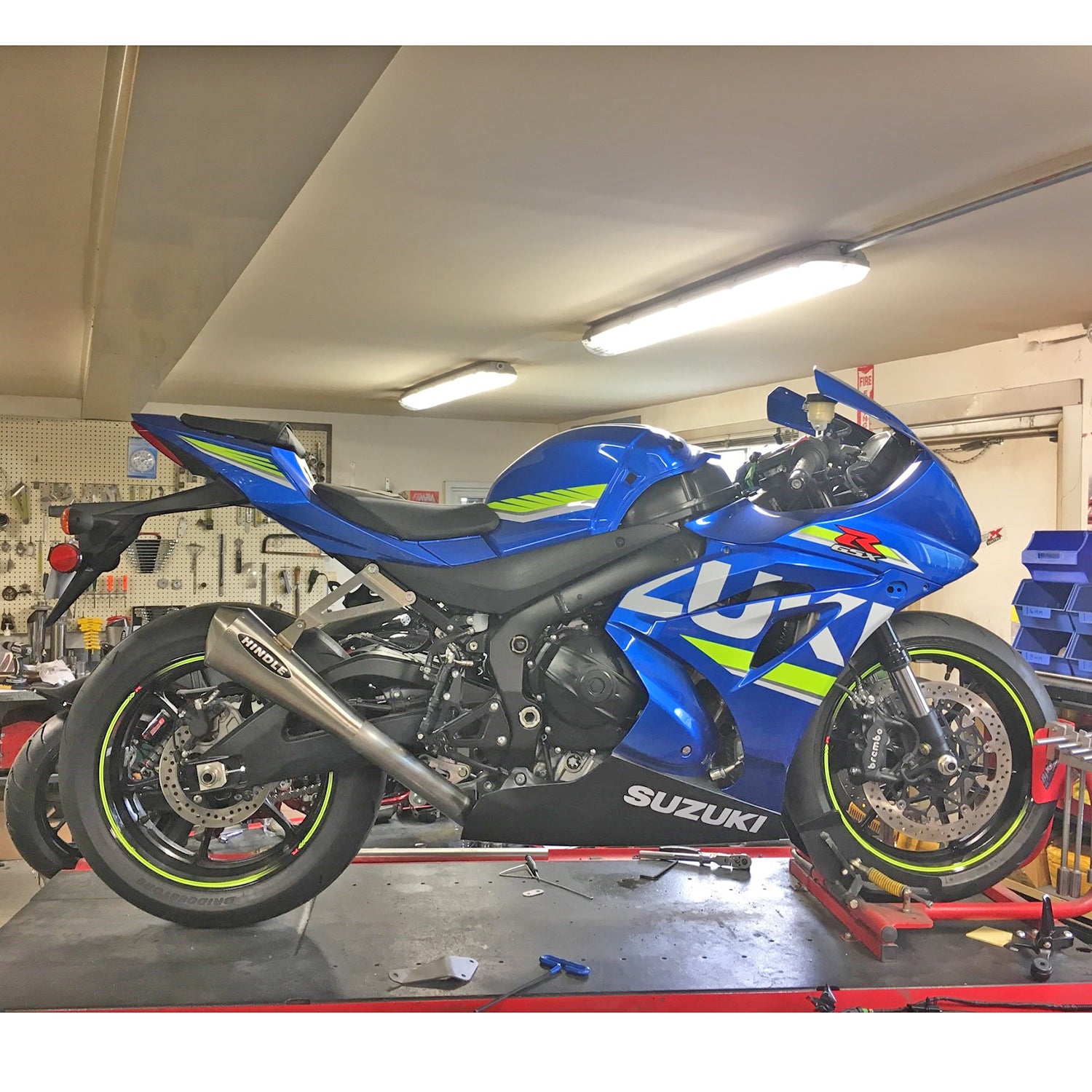 Hindle Evo Megaphone Full System Suzuki GSXR1000 2017-20 - Woodcraft Technologies