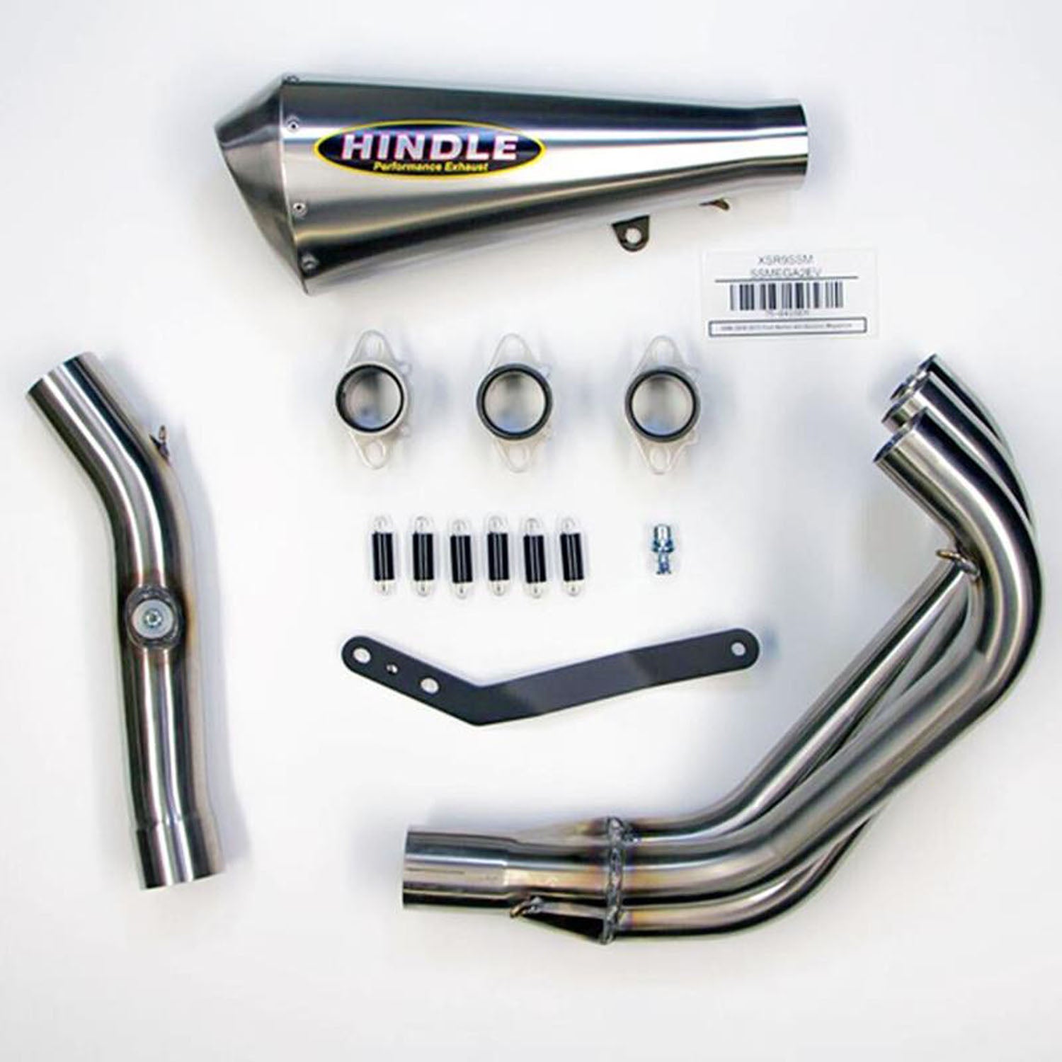 Hindle Evo Megaphone Full System Yamaha XSR900 2016-20 - Woodcraft Technologies
