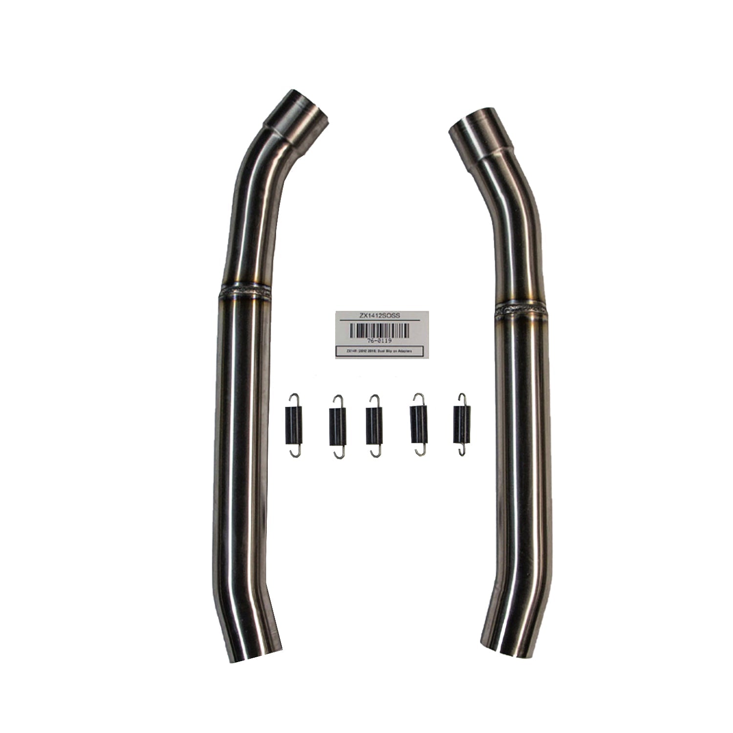 Kawasaki ZX14 2012-19 Slipon Adapter Dual (14225 and 14225L) - Woodcraft Technologies