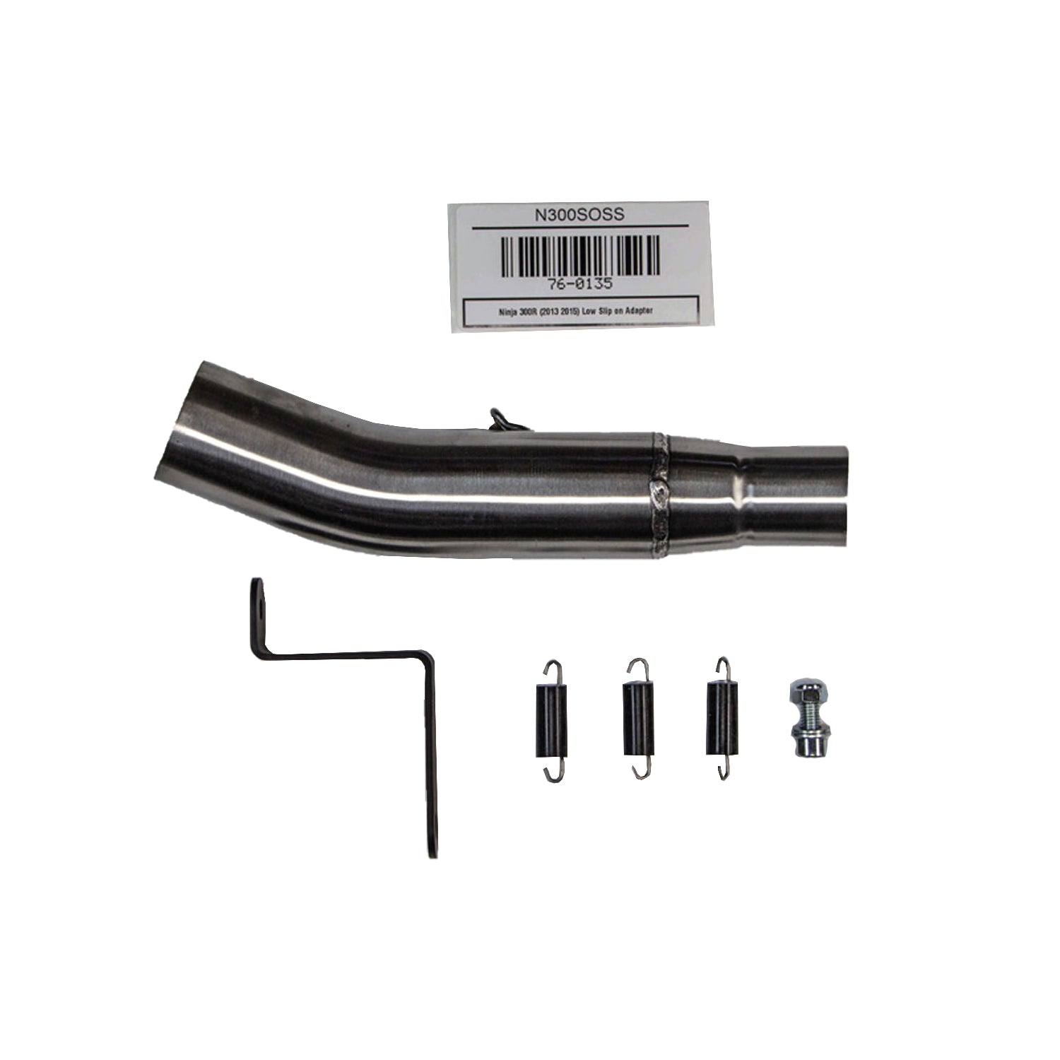 Kawasaki Ninja 300 2013-15 Slipon Adapter (142 or 14 R/SM) - Woodcraft Technologies