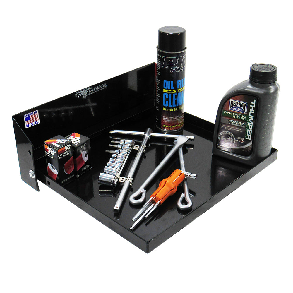 Pit Posse Flip Out Work Tray 16 Inch Black