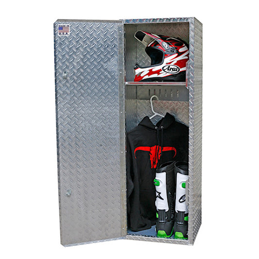 Pit Posse Race Locker 4 Foot Silver