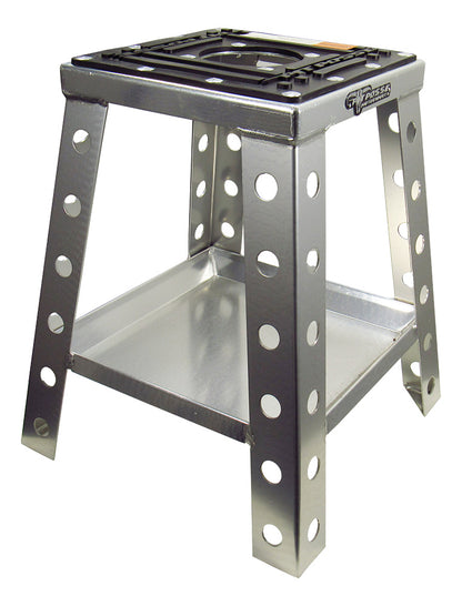 Pit Posse Aluminum Bike Stand Silver